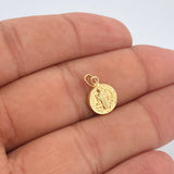 Dije San Benito 0.55gr /  1.6cm / Oro Amarillo 18K &