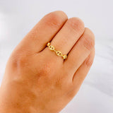 Anillo GC Diamantada 0.85g / T7 Oro Amarillo 18K