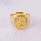 Anillo Virgen de Guadalupe 3g / T7 Oro Amarillo 18K