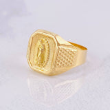 Anillo Virgen de Guadalupe 3g / T7 Oro Amarillo 18K