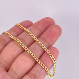 Pulso Cubano 1.85g / 18.1cm / 2.85mm Oro Amarillo 18K