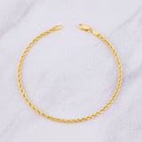 Pulso Lazo 1.5g / 18.1cm / 2.2mm Oro Amarillo 18K