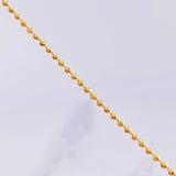 Pulso Militar Diamantado Media Luna 2.3g / 17.3cm / 1.8mm Oro Amarillo 18K