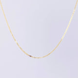 Cadena Plana 1.2g / 50cm / 0.95mm Oro Amarillo 18K