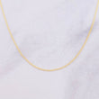 Cadena Plana 1.2g / 50cm / 0.95mm Oro Amarillo 18K
