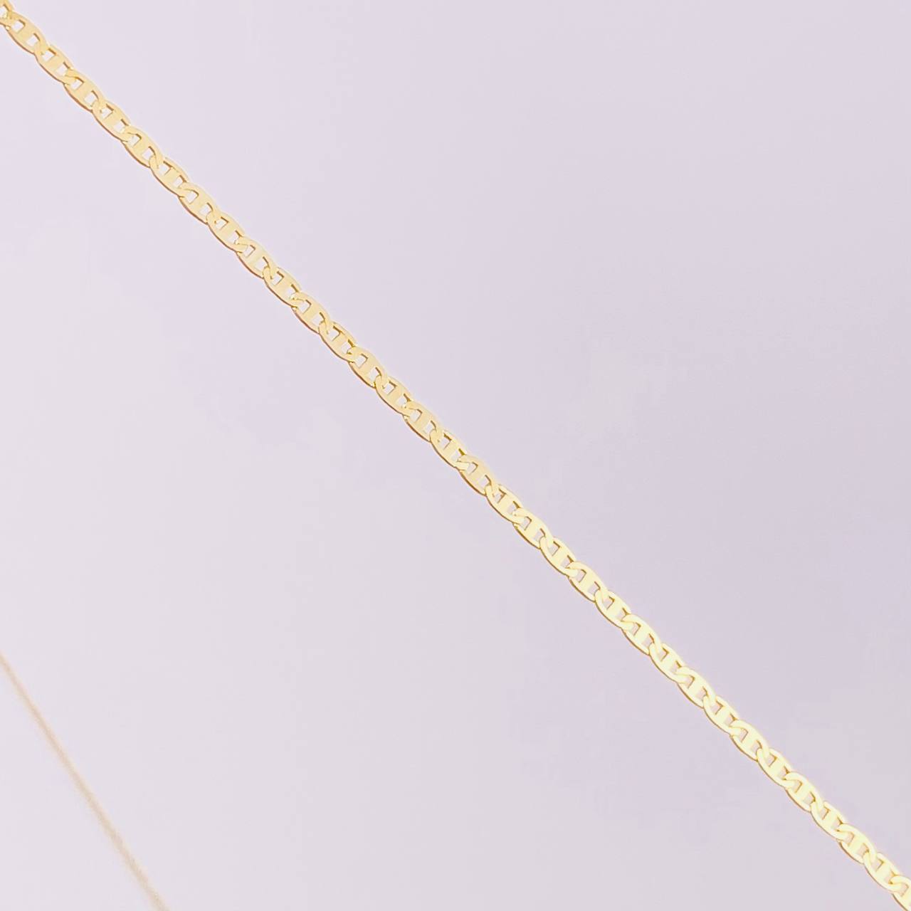 Cadena Plana 1.2g / 50cm / 0.95mm Oro Amarillo 18K