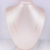 Cadena Plana 1.2g / 50cm / 0.95mm Oro Amarillo 18K