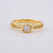 Anillo Solitario Churumbela 2.7 g / T7 Oro Amarillo 18K