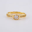 Anillo Solitario Churumbela 2.9 g / T6 3/4 Oro Amarillo 18K