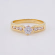 Anillo Solitario Churumbela 3 g / T7 1/4 Oro Amarillo 18K