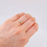 Anillo Solitario Tupido 2.95 g / T6 Oro Amarillo 18K
