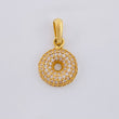 Dije Halo Brillante 1.5 g / 1,9 cm Oro Amarillo 18K Nac.Esp.
