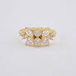 Anillo Hoja En Secuencia 2.2 g / T6 1/2 Oro Amarillo 18K Nac.Esp. ©