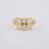 Anillo Hoja En Secuencia 2.2 g / T6 1/2 Oro Amarillo 18K Nac.Esp. ©
