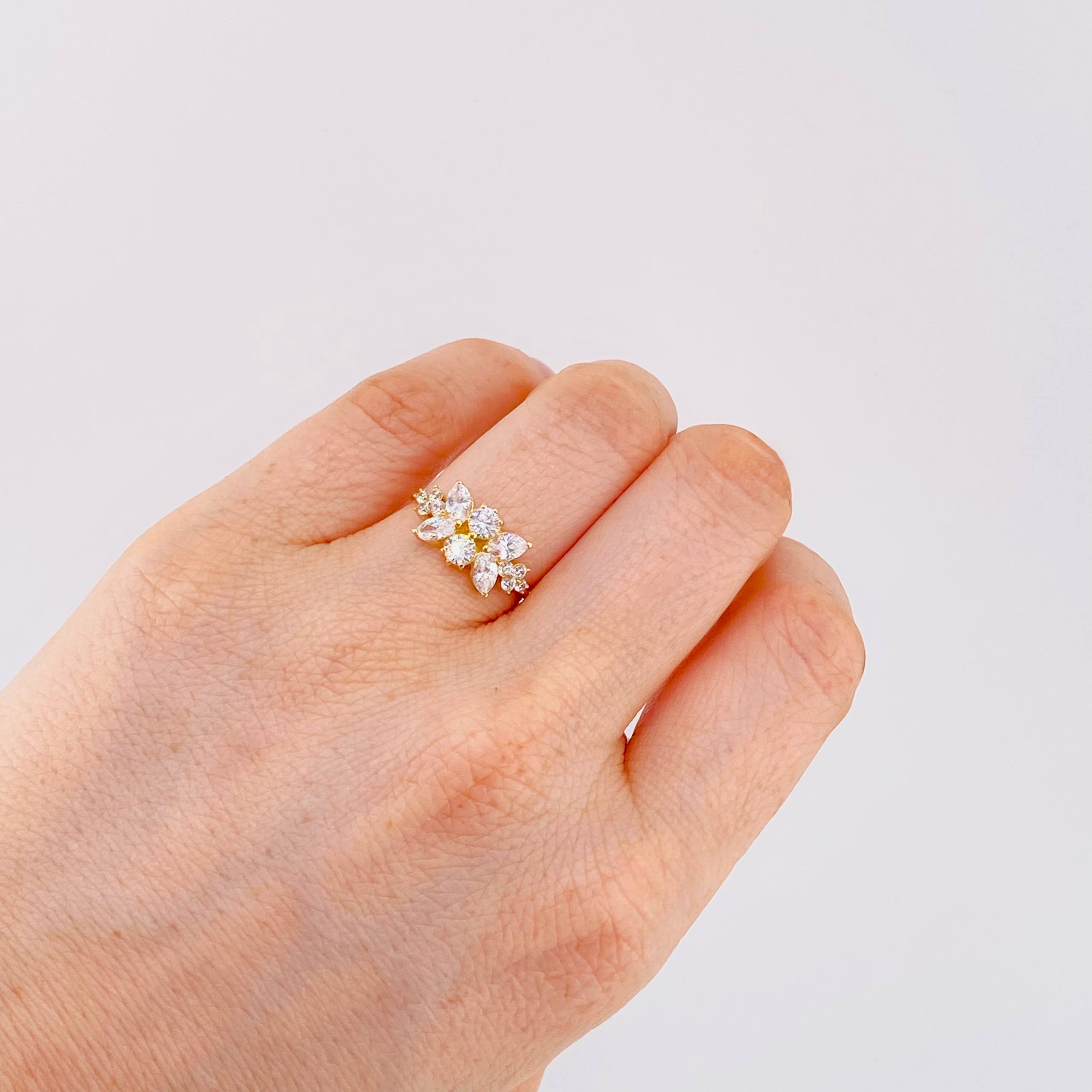 Anillo Hoja En Secuencia 2.2 g / T6 1/2 Oro Amarillo 18K Nac.Esp. ©