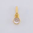 Dije Piedra 0.7 g / 1,2 cm Oro Amarillo 18K Nac.Esp.