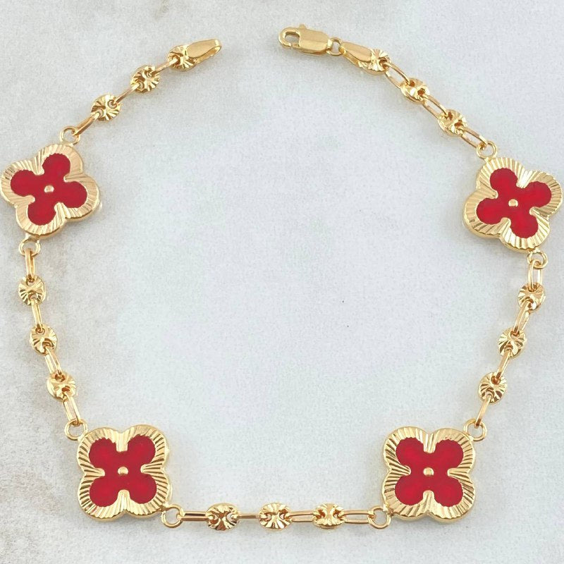 Pulso GC Trebol 6.3gr / 19cm / Oro 18K -