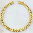 Pulso Cubano 5.25gr / 20cm / +0 Oro 18K