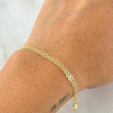 Pulso Chino 3.15gr / 21cm / +0 Oro 18K ©