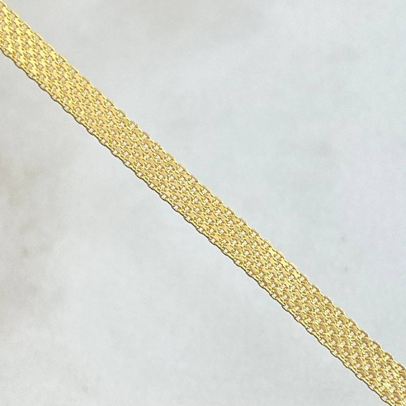 Pulso Chino 1.95gr / 18.5cm / +1 Oro 18K ©