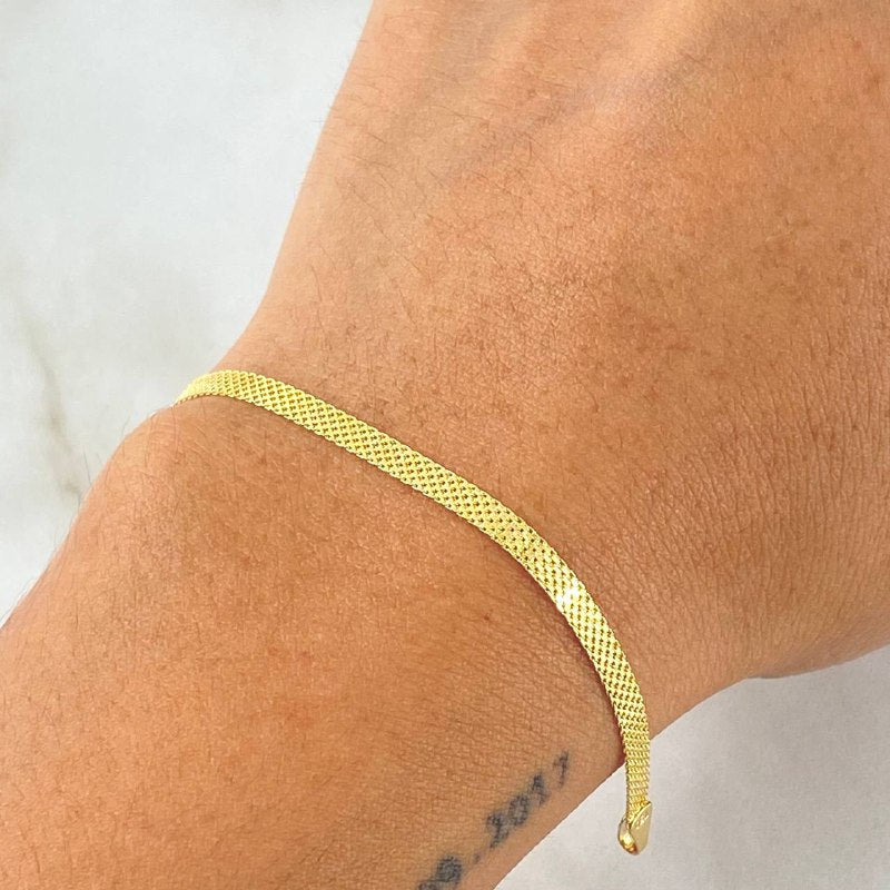 Pulso Chino 1.95gr / 18.5cm / +1 Oro 18K ©