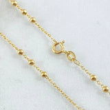 Cadena Aro Seguido Trio Especial 3.8gr / 50cm / +3 Oro 18K