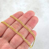 Cadena Garibaldi 5gr / 60cm / +3 Oro 18K