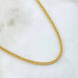 Cadena Cubana Reticulada 4.2gr / 50cm / +3 Oro 18K