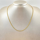 Cadena Garibaldi 2.5gr / 45cm / +3 Oro 18K