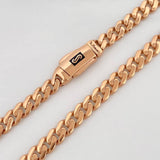 Cadena Cubana Infinito 19.05g / 60cm / 4.88mm Oro Rosa 18K
