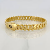 Pulso Cubano Infinito 15g / 19cm / 7.96mm Oro Amarillo 18K
