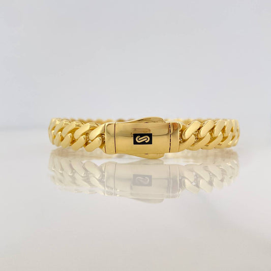 Pulso Cubano Infinito 15g / 19cm / 7.96mm Oro Amarillo 18K
