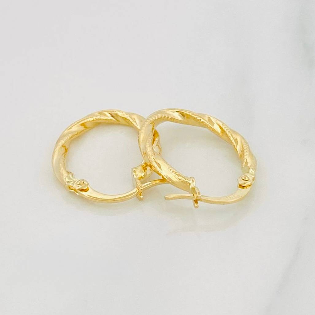 Candongas Mary Ovaladas 1.35g / 2cm Oro Amarillo 18K