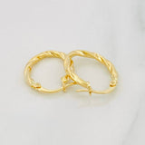 Candongas Mary Ovaladas 1.35g / 2cm Oro Amarillo 18K