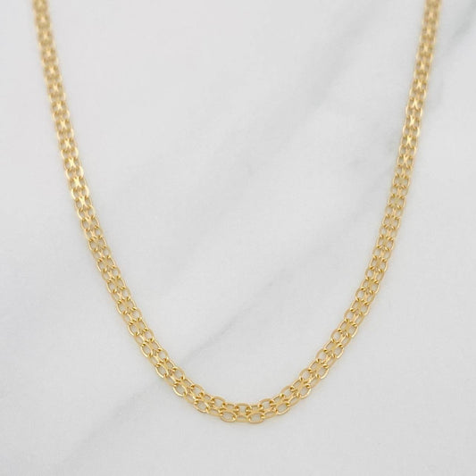 Cadena Chino 2.3g / 50cm / 1.86mm Oro Amarillo 18K