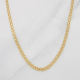 Cadena Chino 2.3g / 50cm / 1.86mm Oro Amarillo 18K