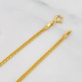 Pulso Cubano 1.4g / 20cm / 1.95mm Oro Amarillo 18K
