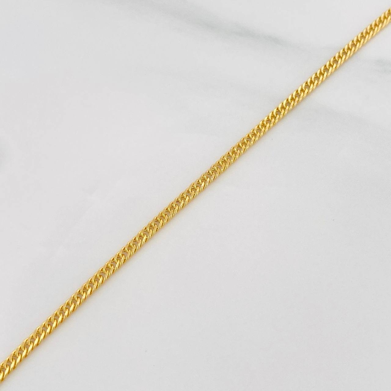 Pulso Cubano 1.4g / 20cm / 1.95mm Oro Amarillo 18K
