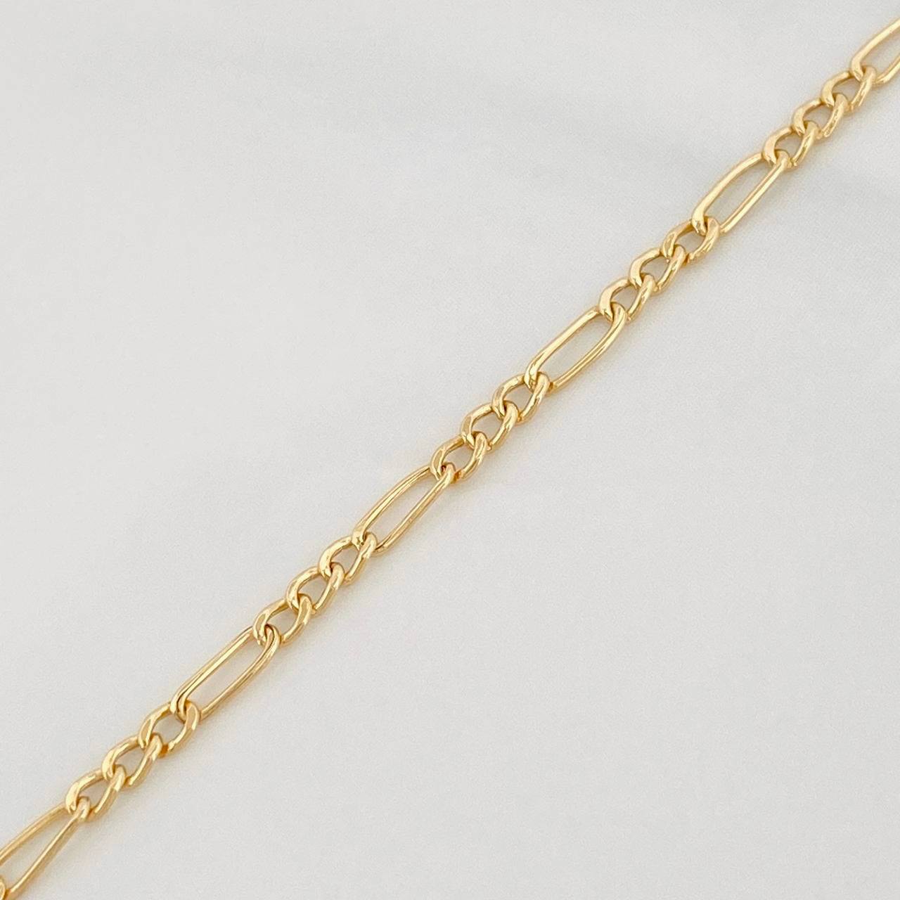 Pulso Figaro 1.05g / 20cm / 2.2mm Oro Amarillo 18K