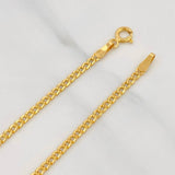 Pulso Cubano 1.4g / 20cm / 2.47mm Oro Amarillo 18K