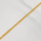 Pulso Cubano 1.4g / 20cm / 2.47mm Oro Amarillo 18K