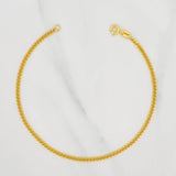Pulso Cubano 1.5g / 20cm / 2.06mm Oro Amarillo 18K