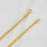 Pulso Chino 1.45g / 19cm / 2.43mm Oro Amarillo 18K