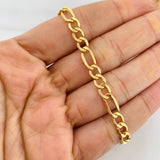 Pulso Figaro 4.25g / 19cm / 5.48mm Oro Amarillo 18K
