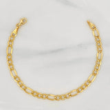 Pulso Figaro 2.8g / 18cm / 4.5mm Oro Amarillo 18K