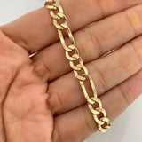 Pulso Figaro 5.75g / 20cm / 6.66mm Oro Amarillo 18K