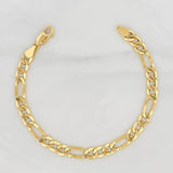 Pulso Figaro 5.75g / 20cm / 6.66mm Oro Amarillo 18K