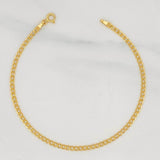 Pulso Cubano 1.45g / 20cm / 2.15mm Oro Amarillo 18K