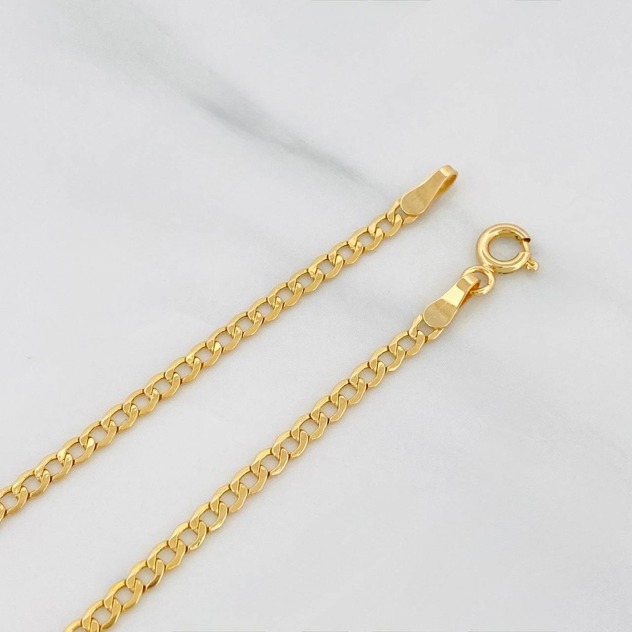 Pulso Cubano 1.45g / 20cm / 2.15mm Oro Amarillo 18K