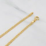 Pulso Cubano 1.45g / 20cm / 2.15mm Oro Amarillo 18K